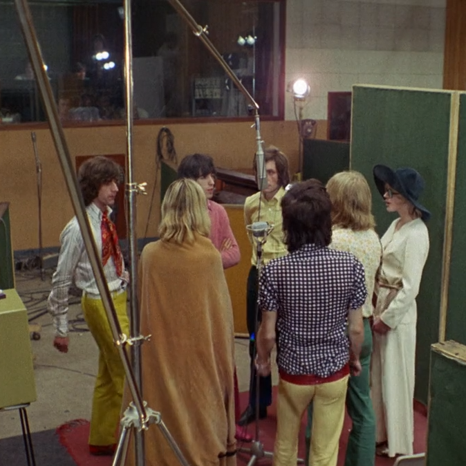 Les Rolling Stones enregistrant le whoo hoo de Sympathy for the devil